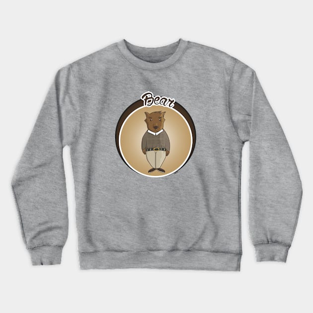 Bear Crewneck Sweatshirt by juanfelipenava